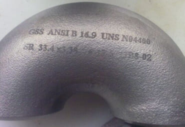 Codo de Tuberías ASTM B366 Monel 400 N04400